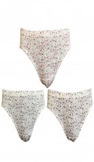 Prestitia white floral panty set Panties By Prestitia